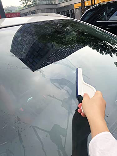 EHDIS Car Squeegee with Soft Silicone Water Blade Auto Vinyl Squeegee with Handle Car Vehicle Window Washing Cleaning-Pack of 1