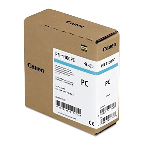 Canon PFI-1100PC 2481C001 ImagePrograf Pro-2000 4000 4000S 6000 6000S (Photo Cyan) in Retail Packaging