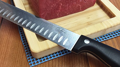 Professional Meat Cutting Knife - the Ultimate 100% Steel Slicing Knife - Slice Meat Like the Pros (10")