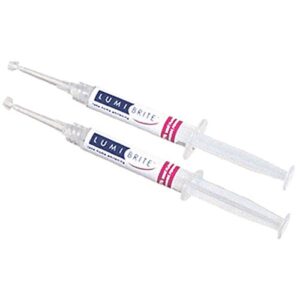 2 syringes lumibrite 32% refill kit take home whitening gel dental