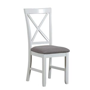 powell furniture jane side, antique white dining chair,