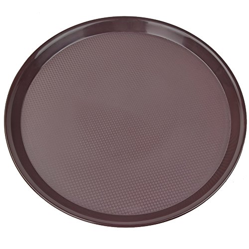 Ggbin Round Serving Tray for Food, Non-Slip, Set of 4