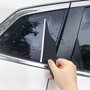 EHDIS Pro Auto Application Tool Conqueror Squeegee Original Corner Reach Tool Window Tint Conqueror Tool Soft Squeegee Blade with White Blade for Versatile Use-Pack of 5