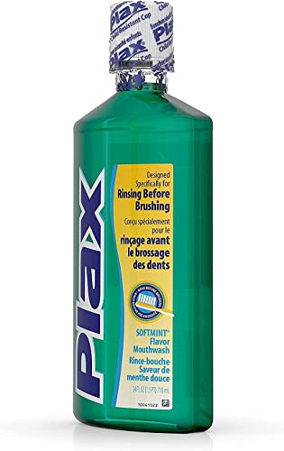 Plax Anti-Plaque Dental Rinse, Soft Mint - 24 Oz by Plax