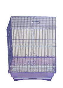 yml a1324mpur flat top medium parakeet cage, 13.3" x 10.8" x 16.5"