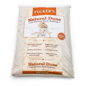 fluker's natural dune - all natural sand bedding, 10lbs