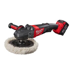 milwaukee electric tools 2738-22p m18 fuel 7 invariable speed polisher kit w/pads