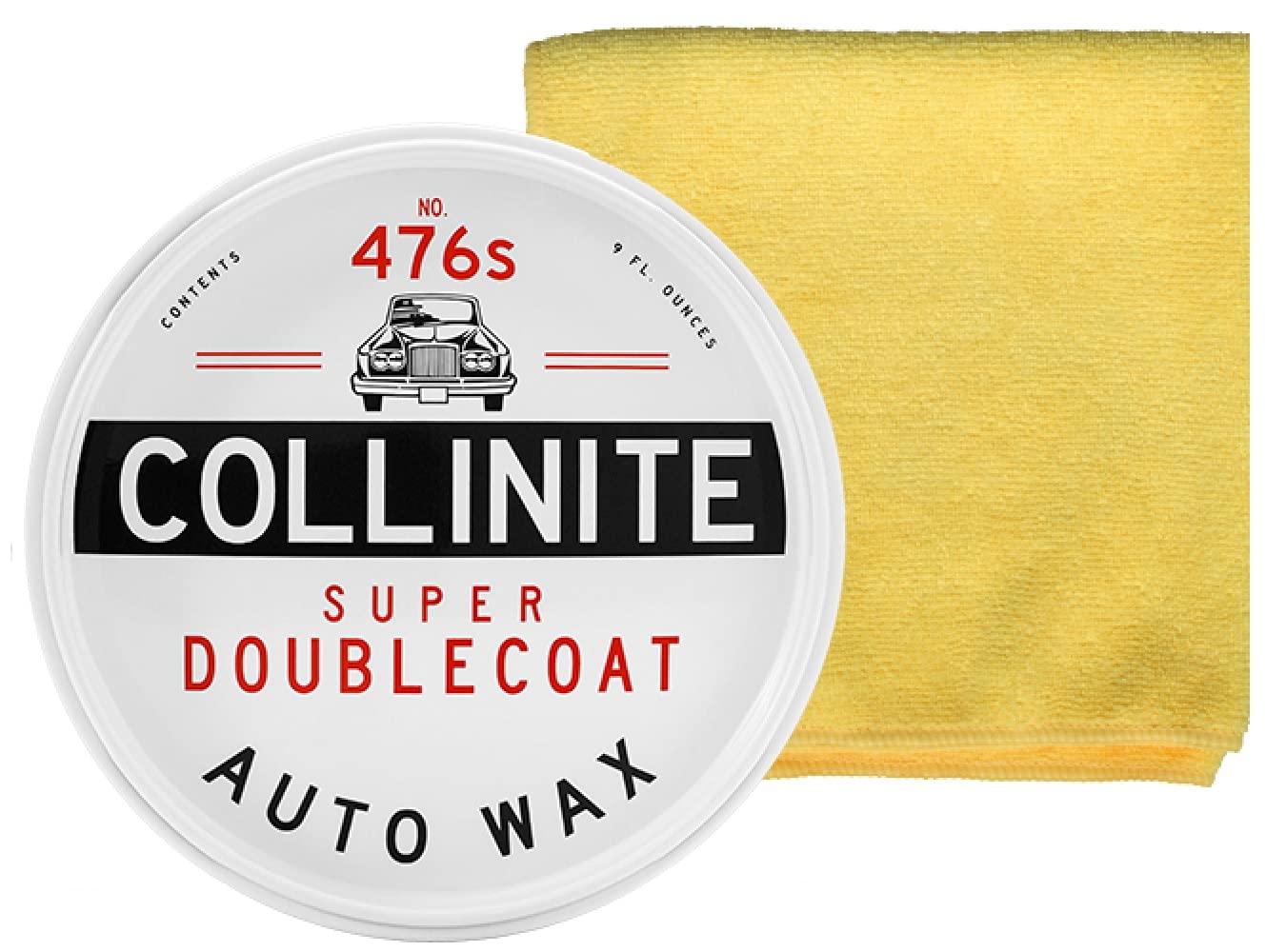 Collinite 476S Super Doublecoat Auto Wax Towel Combo