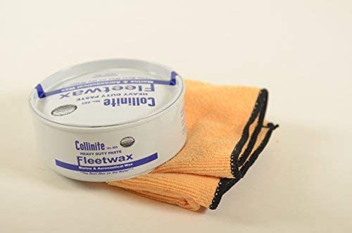 Collinite 885 Heavy Duty Fleetwax Paste and Towel Combo