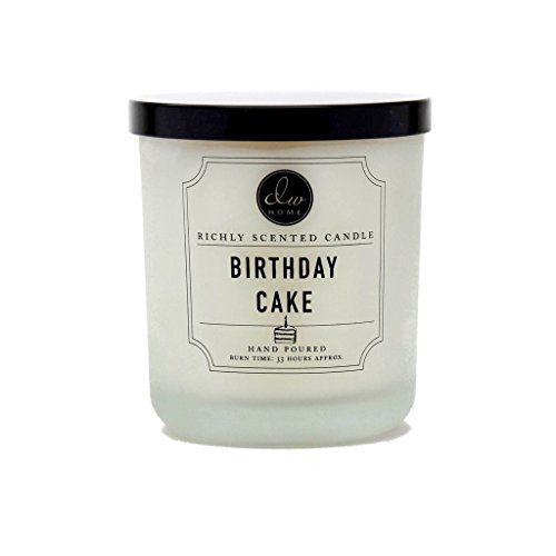 DW Home Decoware Richly Scented Candle Medium Single wick 9.69 oz ---- Birthday Cake