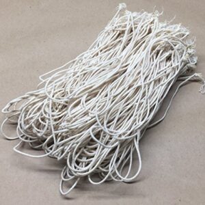 Rotisserie Elastic and Cotton Blend - Stretchy Twine - Food Grade - Heat Safe - Cooking Ties - Poultry Loops - 50 Pack