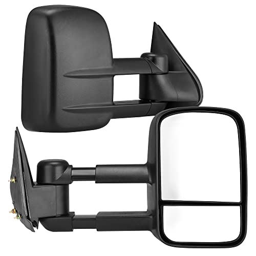 YITAMOTOR Towing Mirrors Compatible with Chevy GMC 1999-2006 Silverado Sierra (2007 Classic Only), 2000-2006 Chevy Tahoe Suburban 1500 2500 GMC Yukon XL Truck