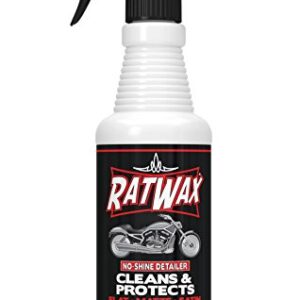 Rat Wax Motorcycle Matte Finish Detailer Spray Cleaner w/UV Protection