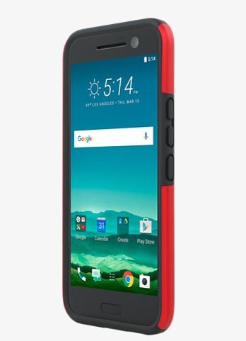 Incipio Protective Case for HTC 10 - Retail Packaging - Red / Black