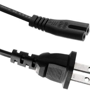 Replacement US 2Prong AC Power Cord Cable for Sony CFDS50 CFD-S50 Portable CD, Cassette & AM/FM Radio Boombox