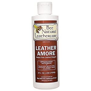 bee natural leather amore conditioner, 8 oz, neutral