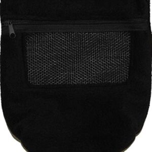 Bonding Carry Pouch for Sugar Gliders and Other Small Pets (Black)