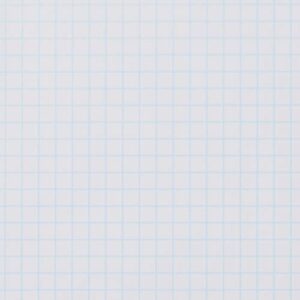 Pacon Filler Paper, White, 3-Hole Punched, 1/4" Grid Ruled 8" x 10-1/2", 80 Sheets