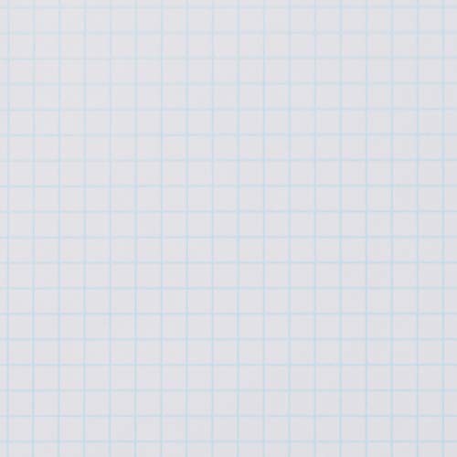 Pacon Filler Paper, White, 3-Hole Punched, 1/4" Grid Ruled 8" x 10-1/2", 80 Sheets