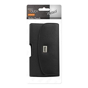 reiko wireless horizontal pouch with magnetic closure (6.62x3.46x0.68) - black