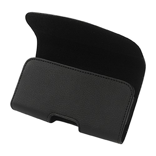 Reiko Wireless Horizontal Pouch with Magnetic Closure (6.62X3.46X0.68) - Black