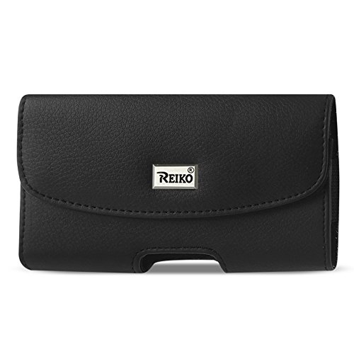 Reiko Wireless Horizontal Pouch with Magnetic Closure (6.62X3.46X0.68) - Black