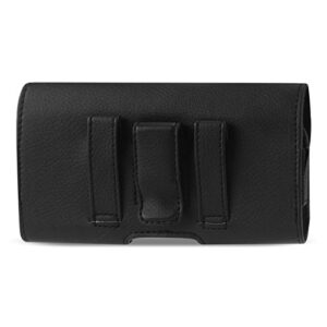 Reiko Wireless Horizontal Pouch with Magnetic Closure (6.62X3.46X0.68) - Black