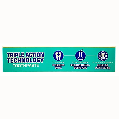 ARM & HAMMER Enamel Defense Toothpaste, Crisp Mint 4.3 oz (Pack of 4)