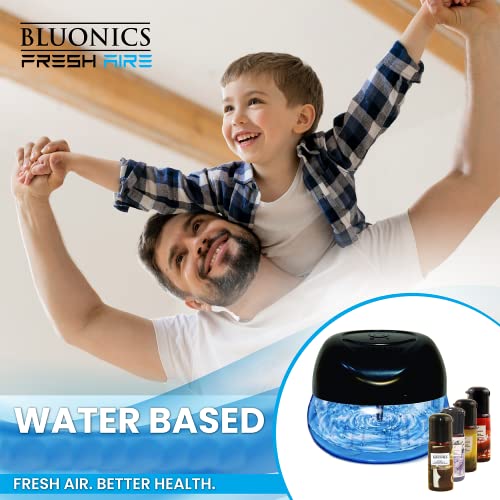 Bluonics Fresh Aire Water Air Washer, Air Revitalizer & Freshener with Night Light 7 LED Changing Colors & White Noise