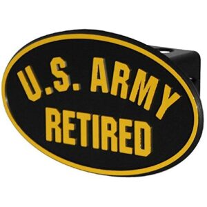 us army retired abs hitch cover with quick loc