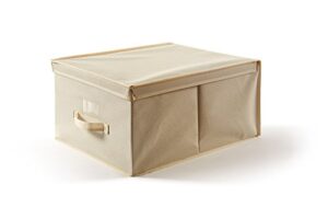 perfetto tnt custody easybox dimension- 40 x 50 x 25 cm, colour-beige, one size, ecru