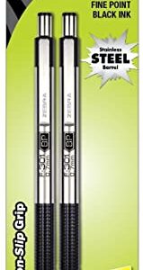 Zebra Pen BCA F-301 Stainless Steel Ballpoint Pens