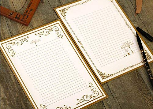 IMagicoo 64 Vintage Retro Cute Design Writing Stationery Paper Letter Set (White)