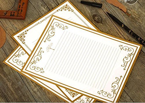 IMagicoo 64 Vintage Retro Cute Design Writing Stationery Paper Letter Set (White)