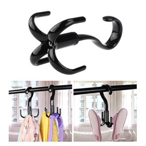 TinkSky Belt Hanger Scarf Tie Rack Holder Hook for Closet Organizer 360 Degree Rotating 3 Pack