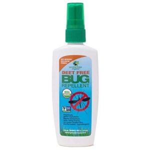 greenerways organic, bug repellent, premium, usda organic, non-gmo, natural, mosquito-repellent, bug repellant, bug spray, deet-free, pest control, 4oz