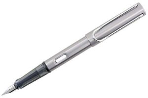 lamy al-star fountain pen (26m) graphite & 5 black ink cartridges