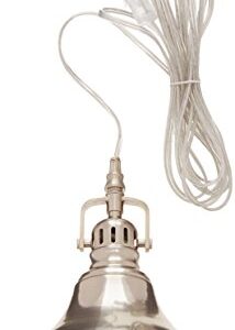 Globe Electric 65440 1LGT 1-Light Steel PlugIn Pendant