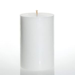 richland 4" pillar candles (4"x6", white)
