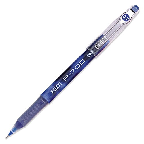 Pilot P-700 Rollerball Stick Gel Pen, Blue Ink, Fine Point 10-PACK(38611)