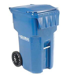 otto mobile heavy duty trash container, 95 gallon, blue