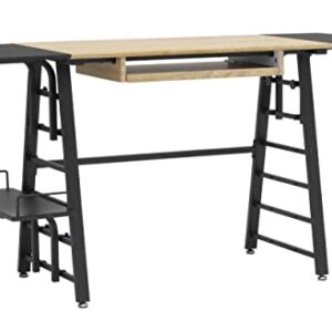 Calico Designs Convertible Art Drawing/Computer Desk for Kids in Ashwood/Graphite 51240