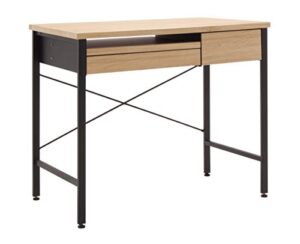 calico designs compact art drawing/computer desk for kids in ashwood/graphite 51241