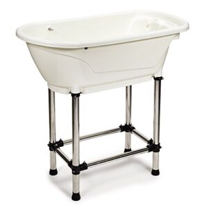 master equipment bathe & go dog groomer’s tub, 37.5”