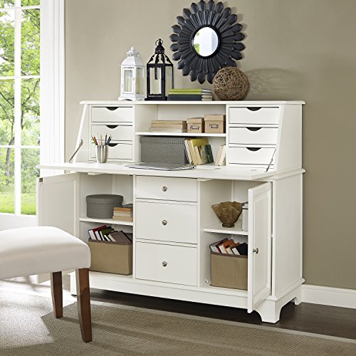 Crosley Furniture Sullivan Secretary Desk - White