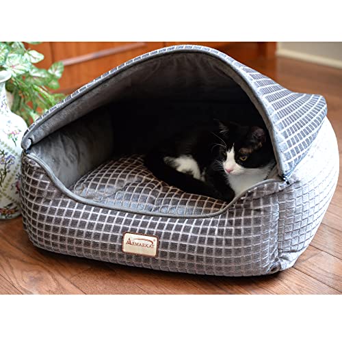 Armarkat 24" Bronze & Silver 2016 Cat Bed,18''Lx24''Wx13''H,C34HHG/SH