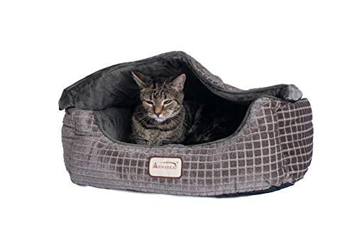 Armarkat 24" Bronze & Silver 2016 Cat Bed,18''Lx24''Wx13''H,C34HHG/SH