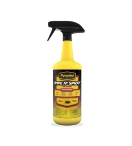 pyranha 791738114526 wipe n spray 32oz, yellow