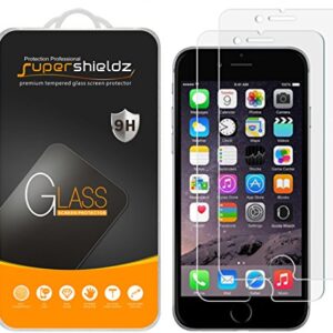 (2 Pack) Supershieldz Designed for iPhone 8 Plus and iPhone 7 Plus (5.5 inch) Tempered Glass Screen Protector, Anti Scratch, Bubble Free