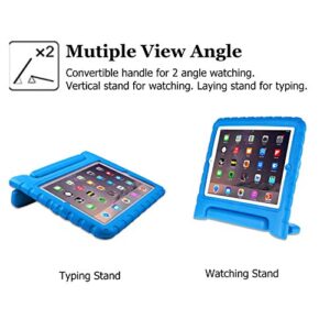 AVAWO Kids Case for Apple iPad 2 3 4 - Light Weight Shock Proof Convertible Handle Stand Kids Friendly for iPad 2, iPad 3rd Generation/ 4th Generation Tablet - Blue